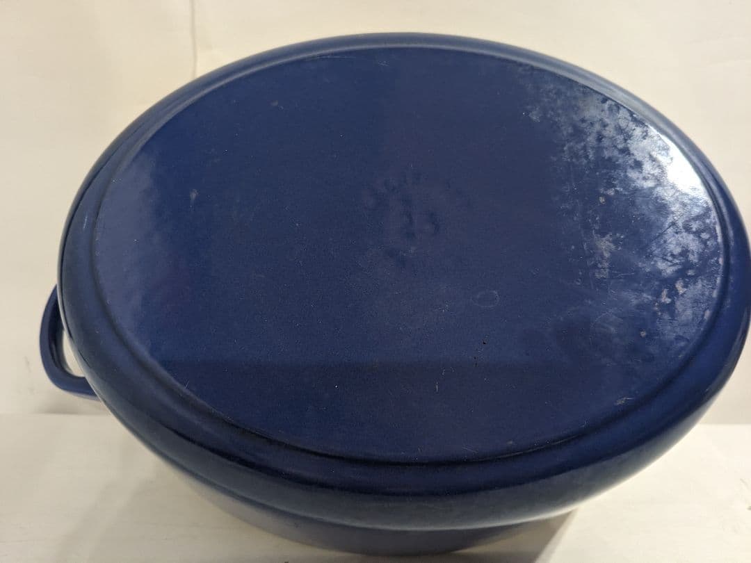 ル・クルーゼ　Le　Creuset　オーバル　ブルー　25cm