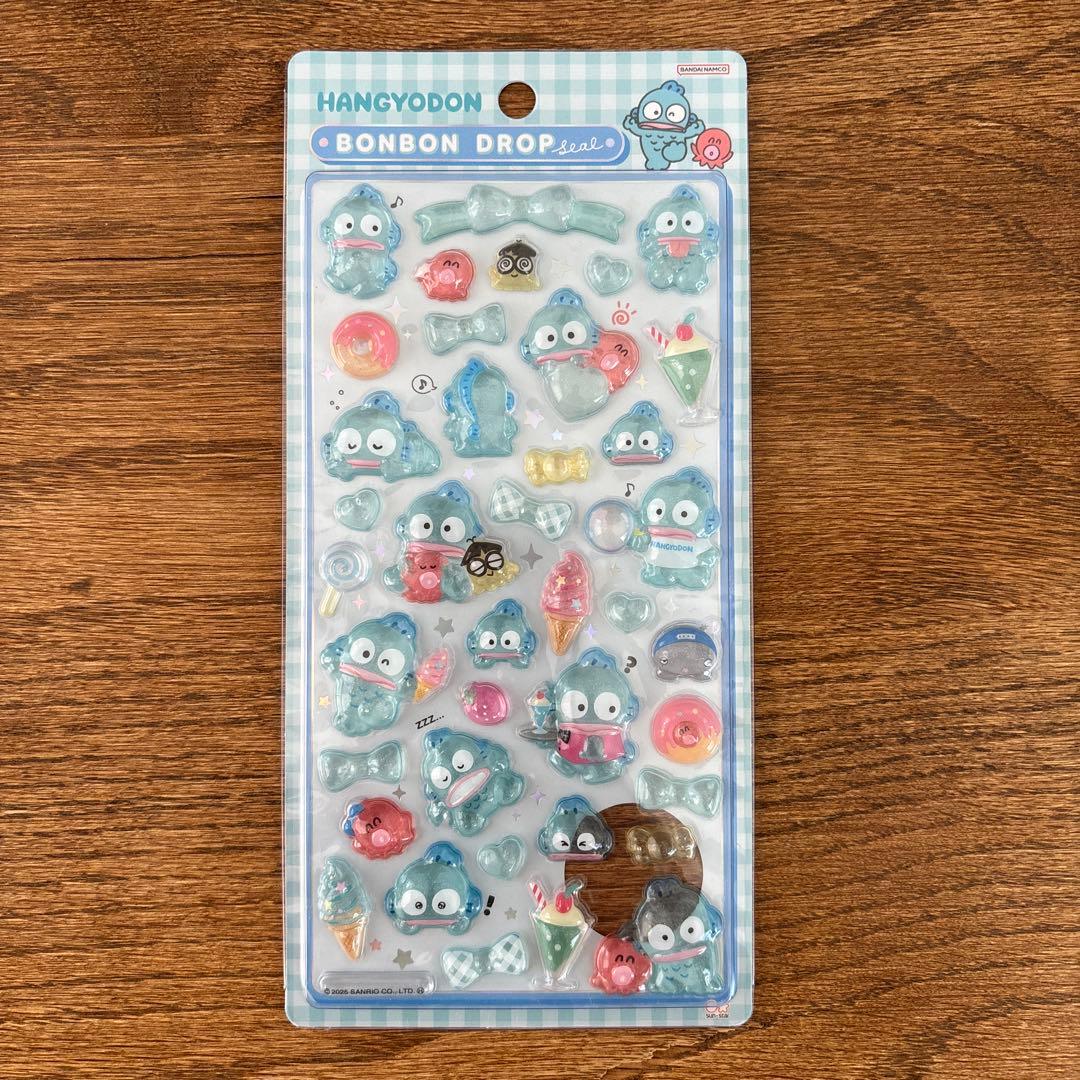 【正規品】　サンリオ　第2弾　ボンボンドロップシール　5種セット