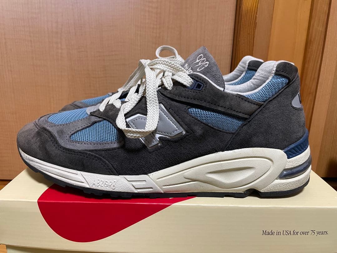 New Balance 990 グレー/ブルー　最終価格