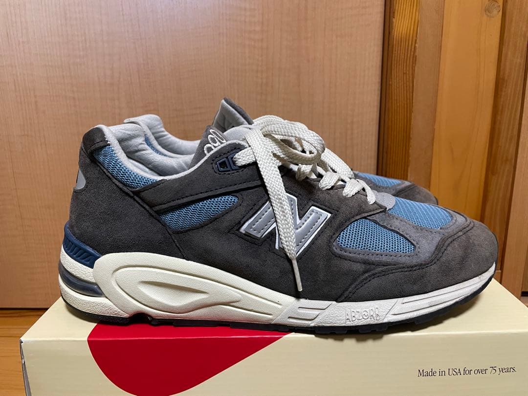New Balance 990 グレー/ブルー　最終価格