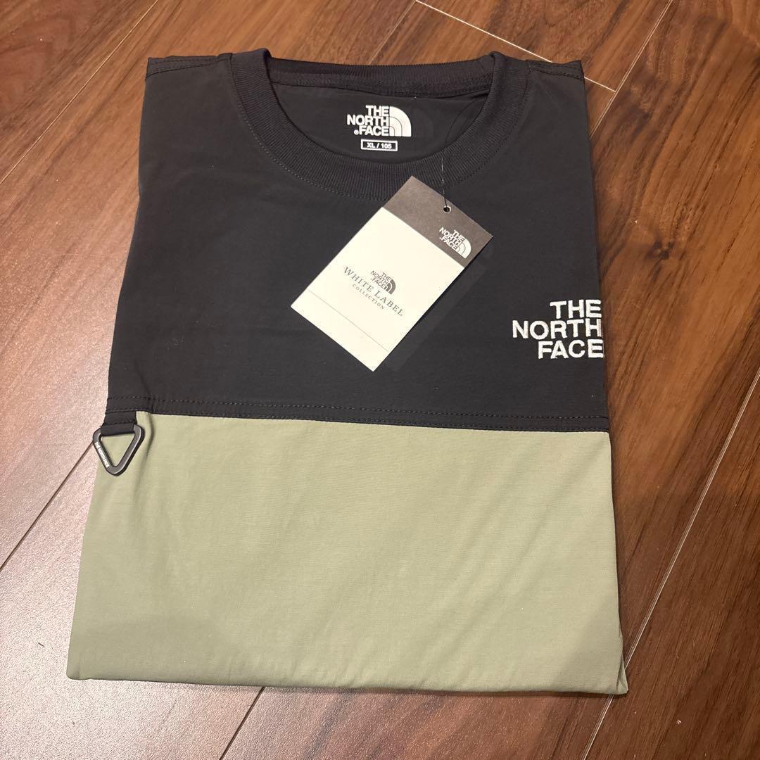 【新品】韓国限定　ノースフェイス　XL アルバニークルーネック　カーキ　黒