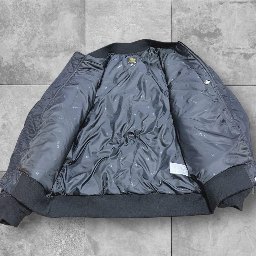 ✨️NewJeans ヘリン着用 ✨️ベイシングエイプ シャーク MA-1 Mサイズ