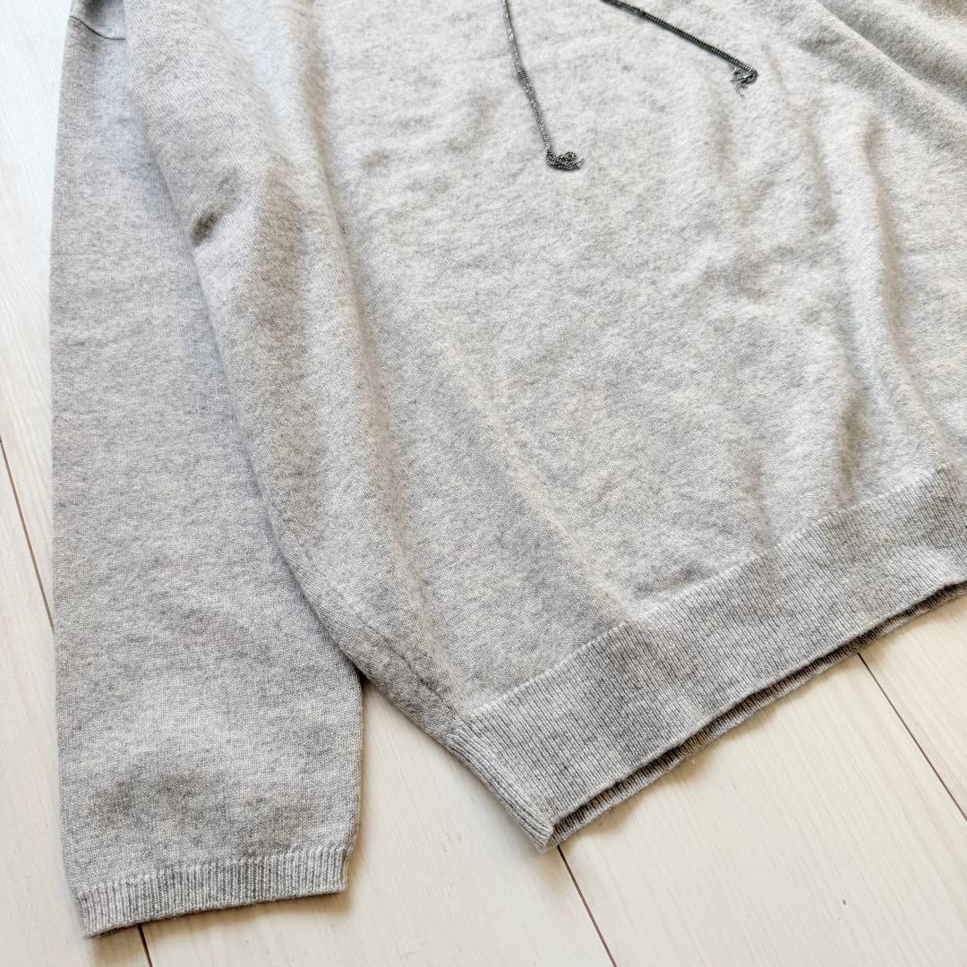 希少✨ブルネロクチネリ　カシミヤ100 モニーレ装飾 オーバーサイズ ニット