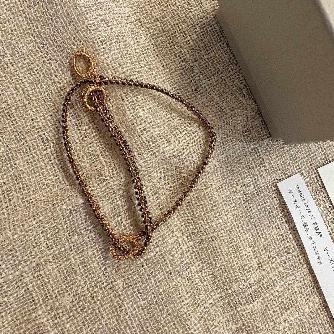 FUA accessory ビーズ　ブレスレット weeksdays
