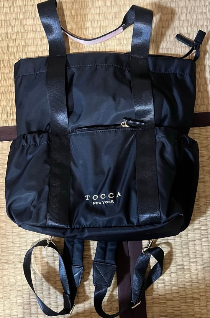 TOCCAブラックリュックCIELOTRAVEL BACKPACKバックパック