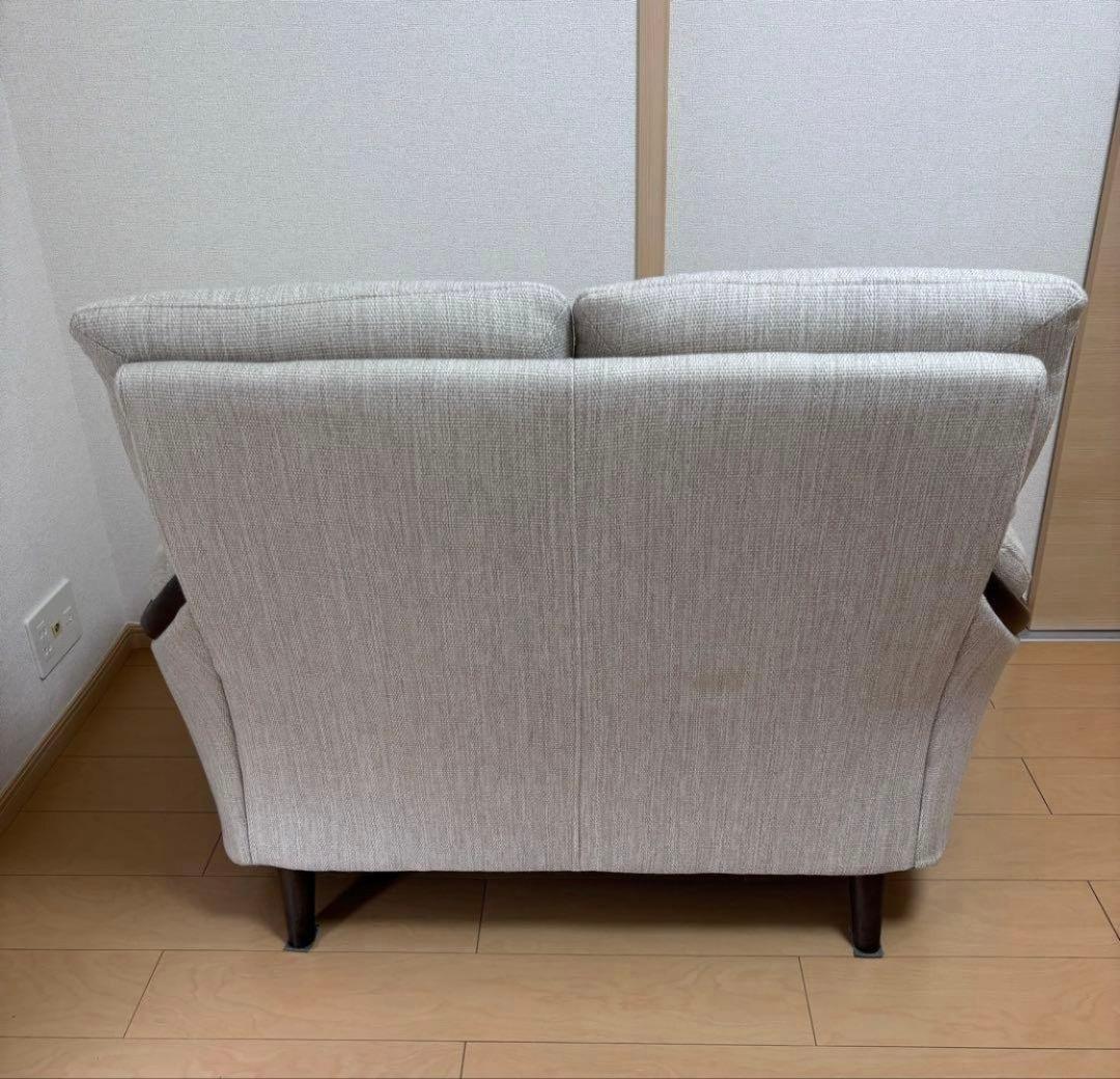 大幅値下げ　ニトリ コウテイソファ 2人掛け 布製 アイボリー 美品