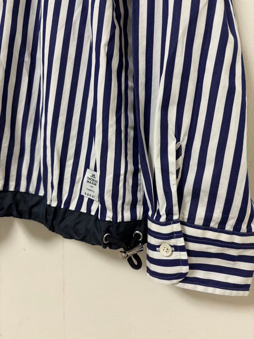 トップス SACAI Thomas Mason Cotton Poplin Shirt