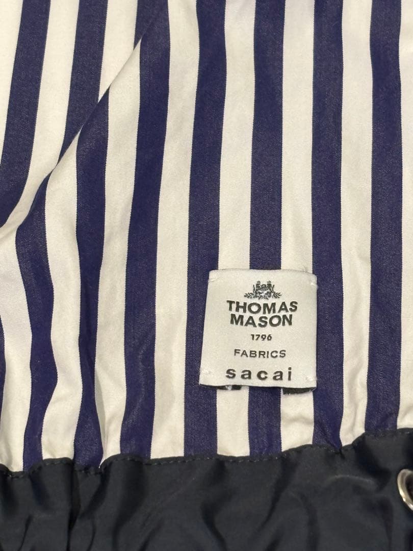 トップス SACAI Thomas Mason Cotton Poplin Shirt