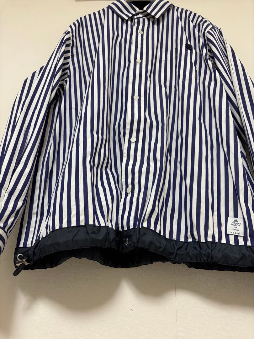 トップス SACAI Thomas Mason Cotton Poplin Shirt