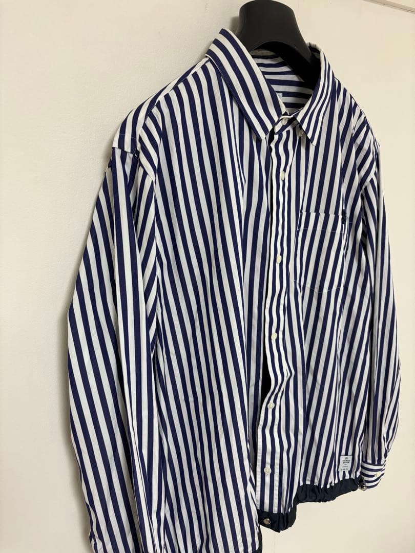 トップス SACAI Thomas Mason Cotton Poplin Shirt