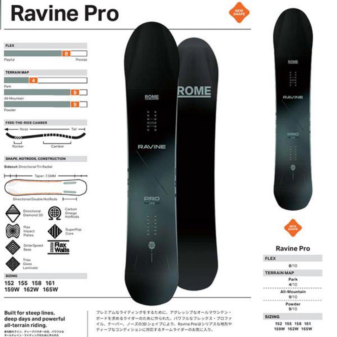 スノーボード ROME SDS RAVINE PRO 25-26