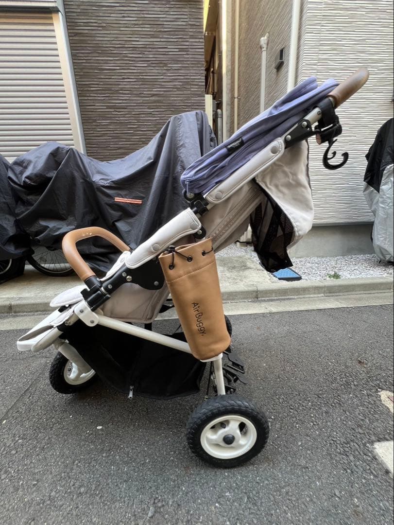 【付属品付き】Air Buggy ベビーカー ライトパープル