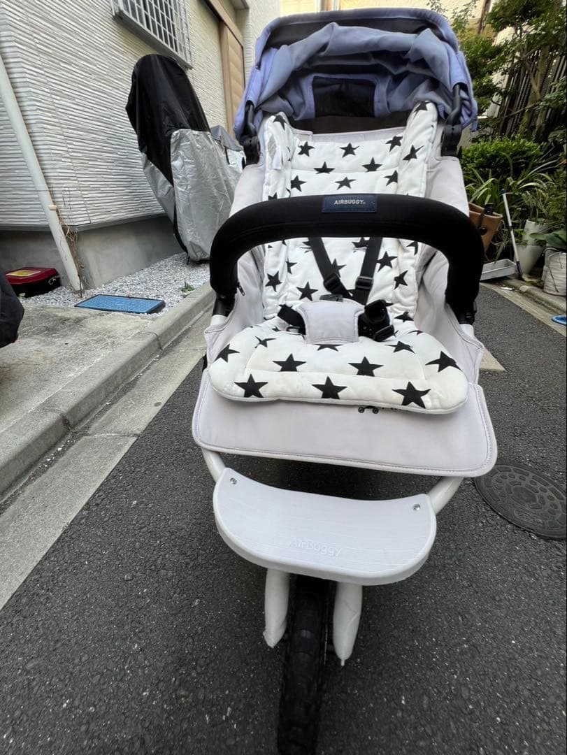 【付属品付き】Air Buggy ベビーカー ライトパープル