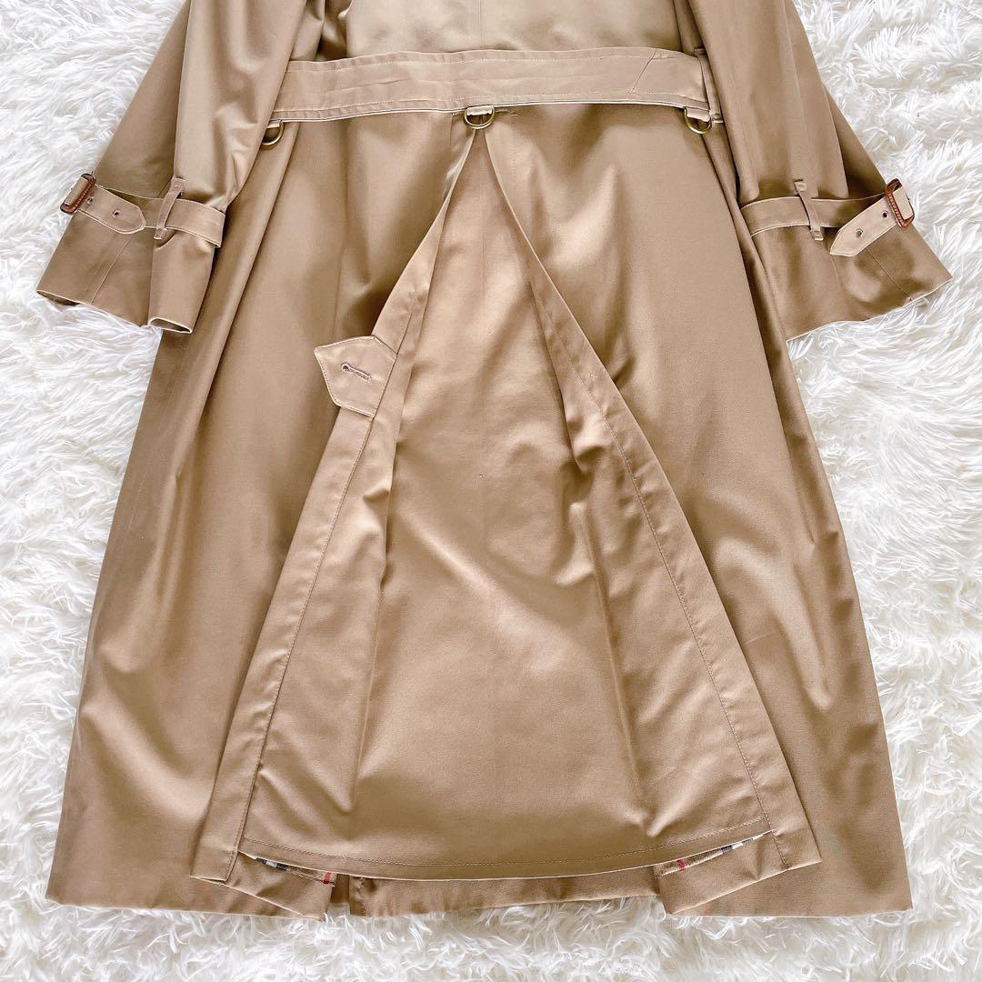 希少✨【バーバリーズ】ライナー付きロングトレンチコート ベージュ ノバチェック