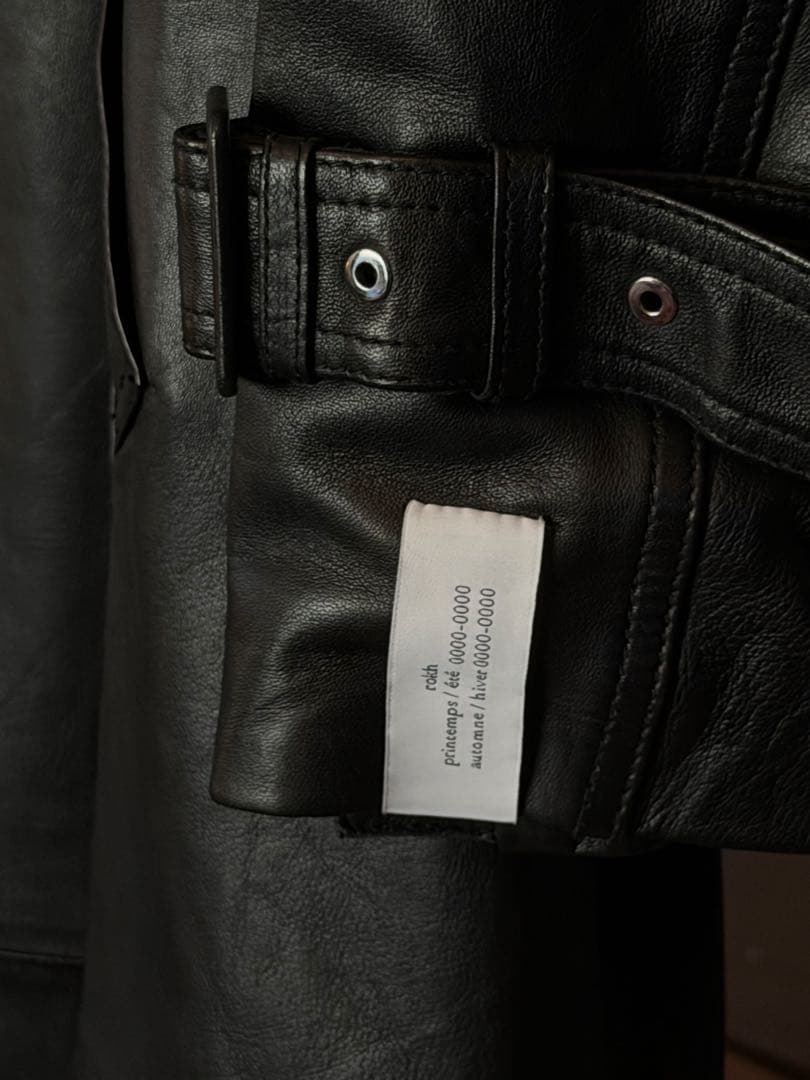 rokh  leather coat レザーコート
