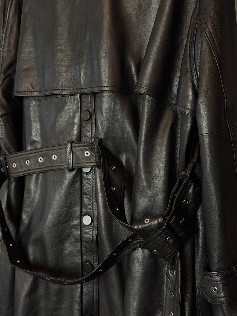 rokh  leather coat レザーコート