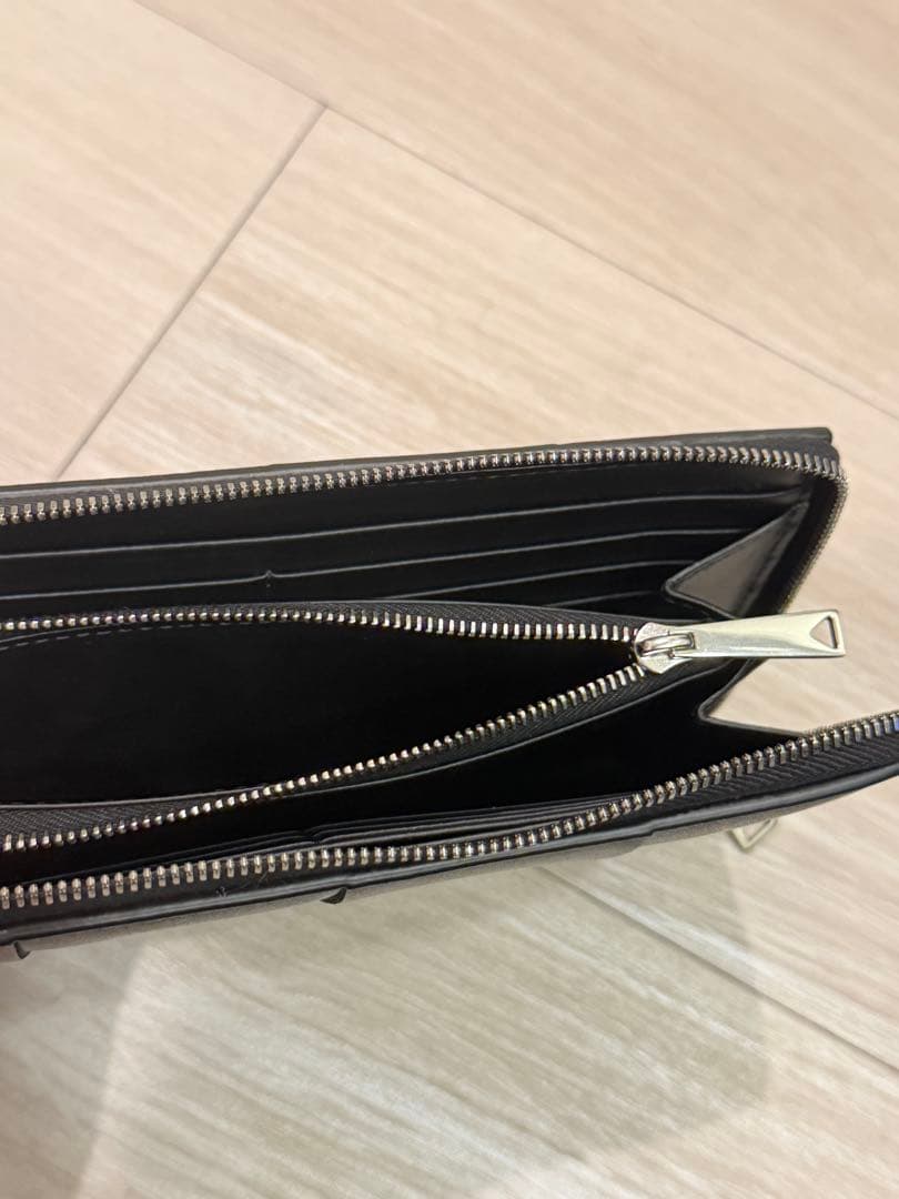 【未使用級】BOTTEGA VENETA カセット 長財布 ラウンドファスナー
