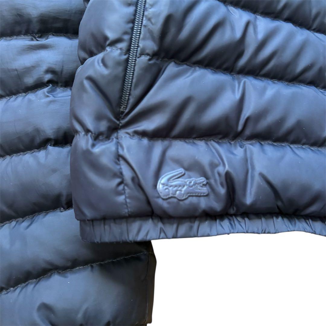 LACOSTE ラコステ ダウン80% レディース38 ネイビー 短丈