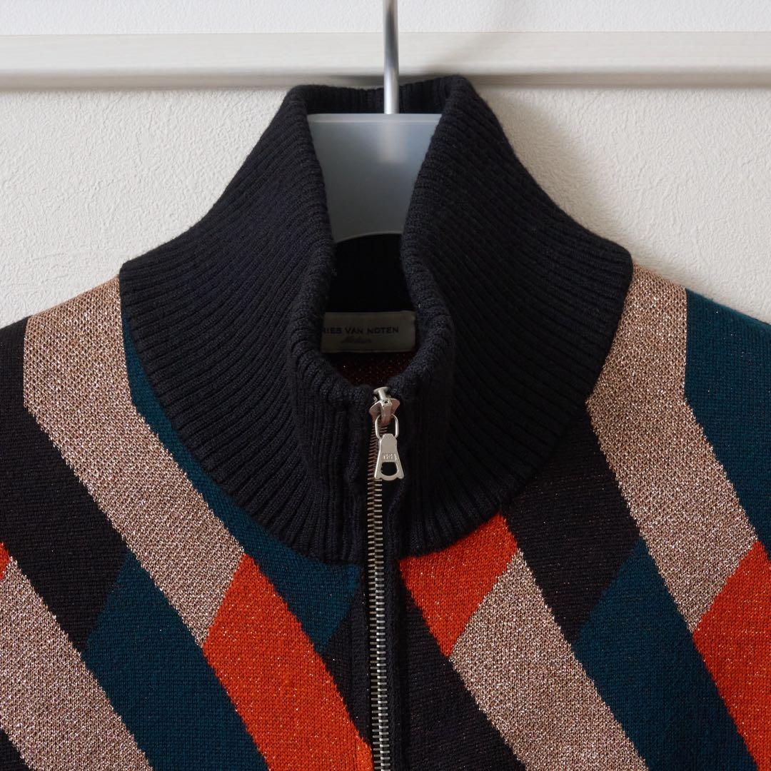 DRIES VAN NOTEN ジップアップ ニットカーディガン サイズM