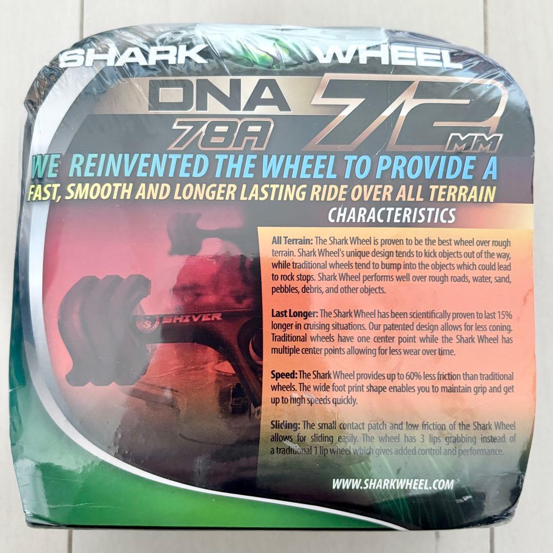 06☆新品 未開封☆ シャークウィール 72mm 78a ブルー