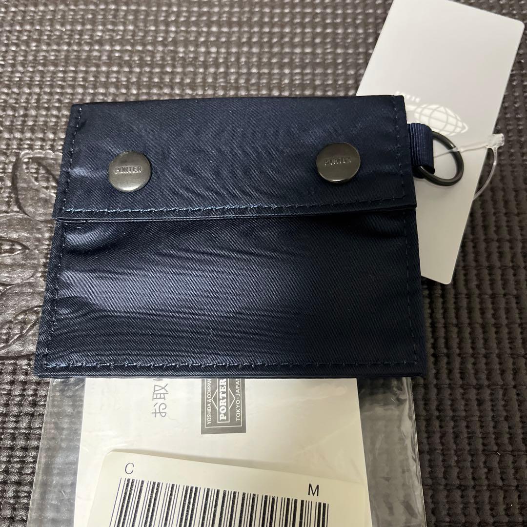 B印 YOSHIDA 別注 HOLIDAY WALLET S ネイビー