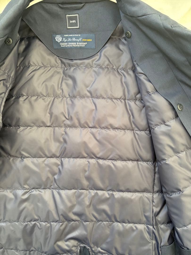 SHIPS ステンカラーコート イタリア製