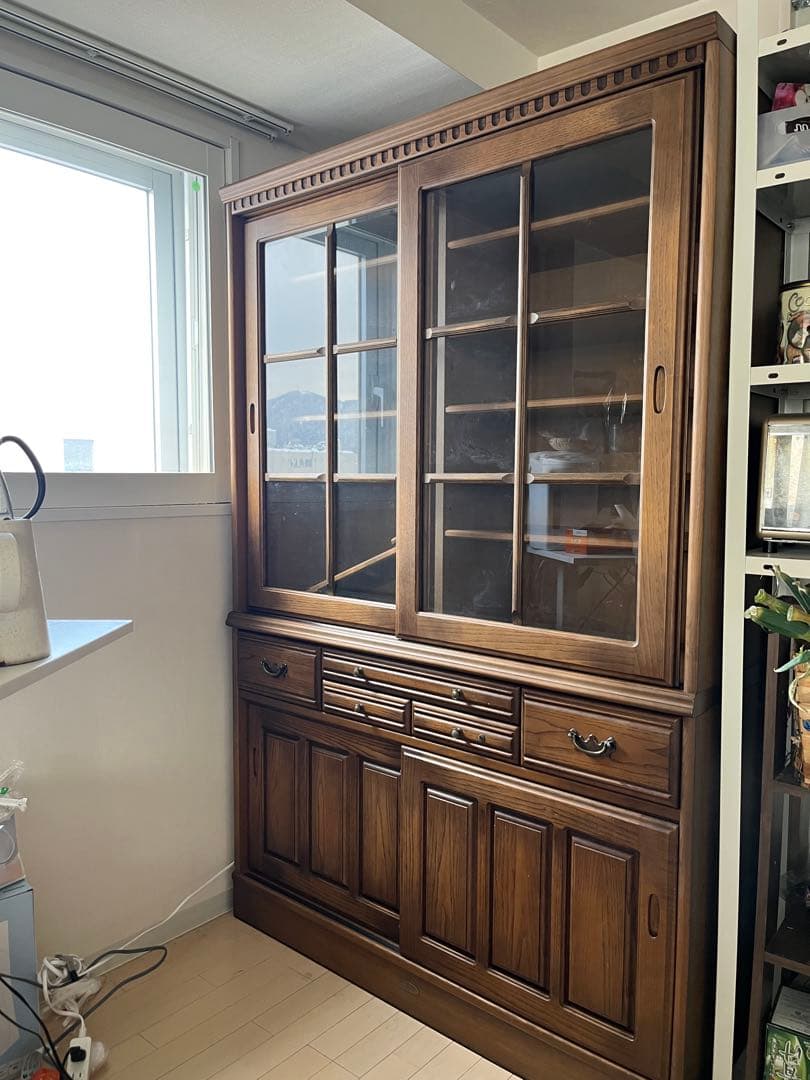 食器棚【古家具・キッチン収納】