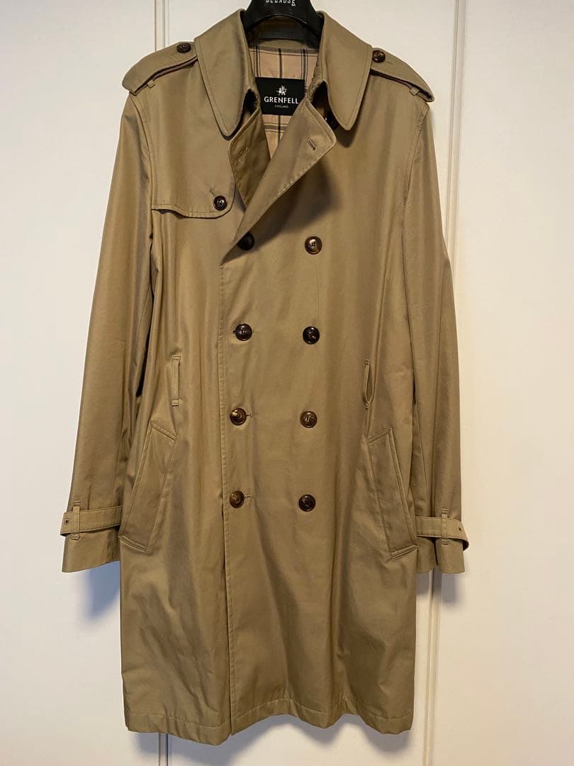【GRENFELL】 グレンフェルクロストレンチコート