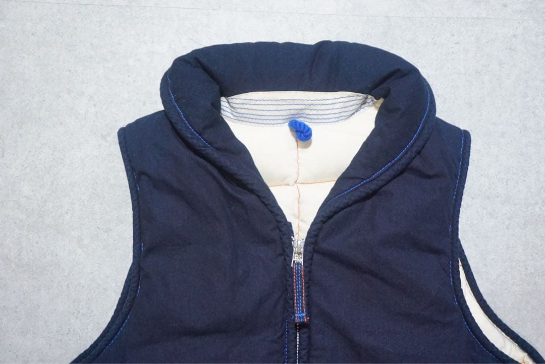 【美品】PALLAS PALACE パラスパレス　ダウンベスト　紺　サイズ3