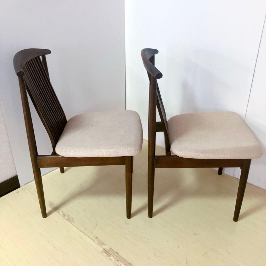 飛騨産業　オールド　キツツキ　ダイニングチェア　2脚セット　木製チェア　レトロ
