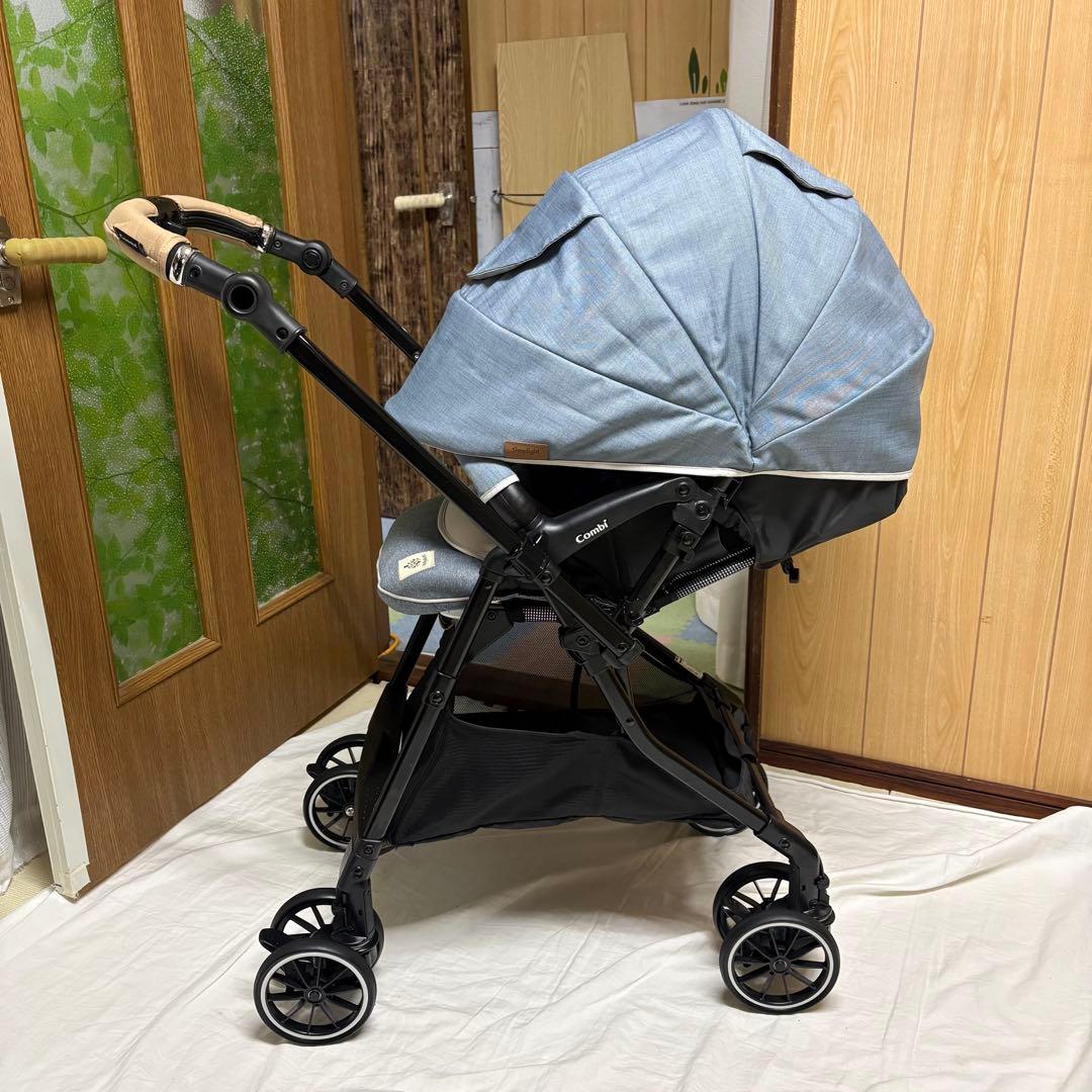 コンビ スゴカルα 4キャス エッグショック Simplight ベビーカー美品