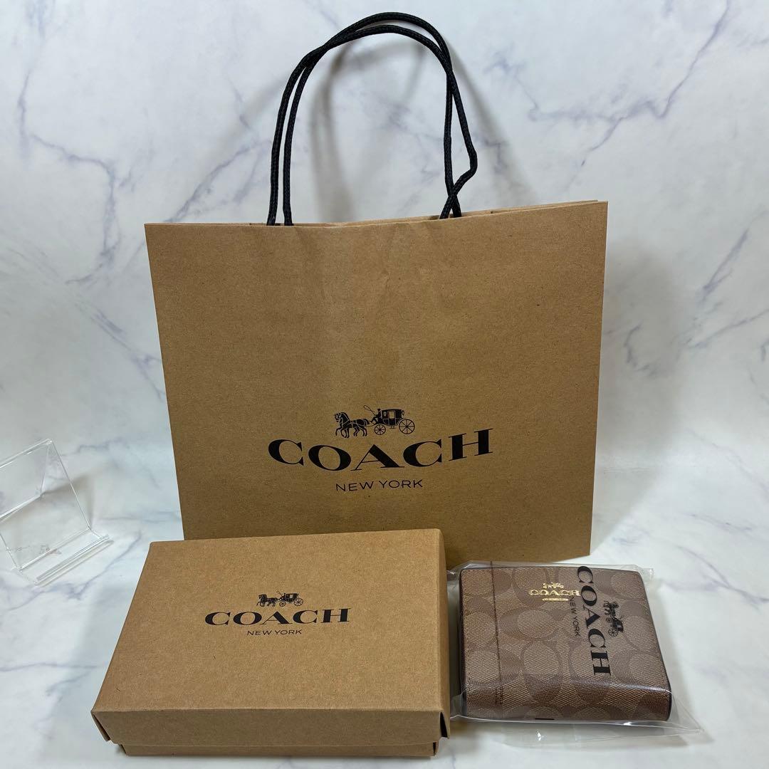 新品未使用品　コーチ COACH 財布 二つ折り財布