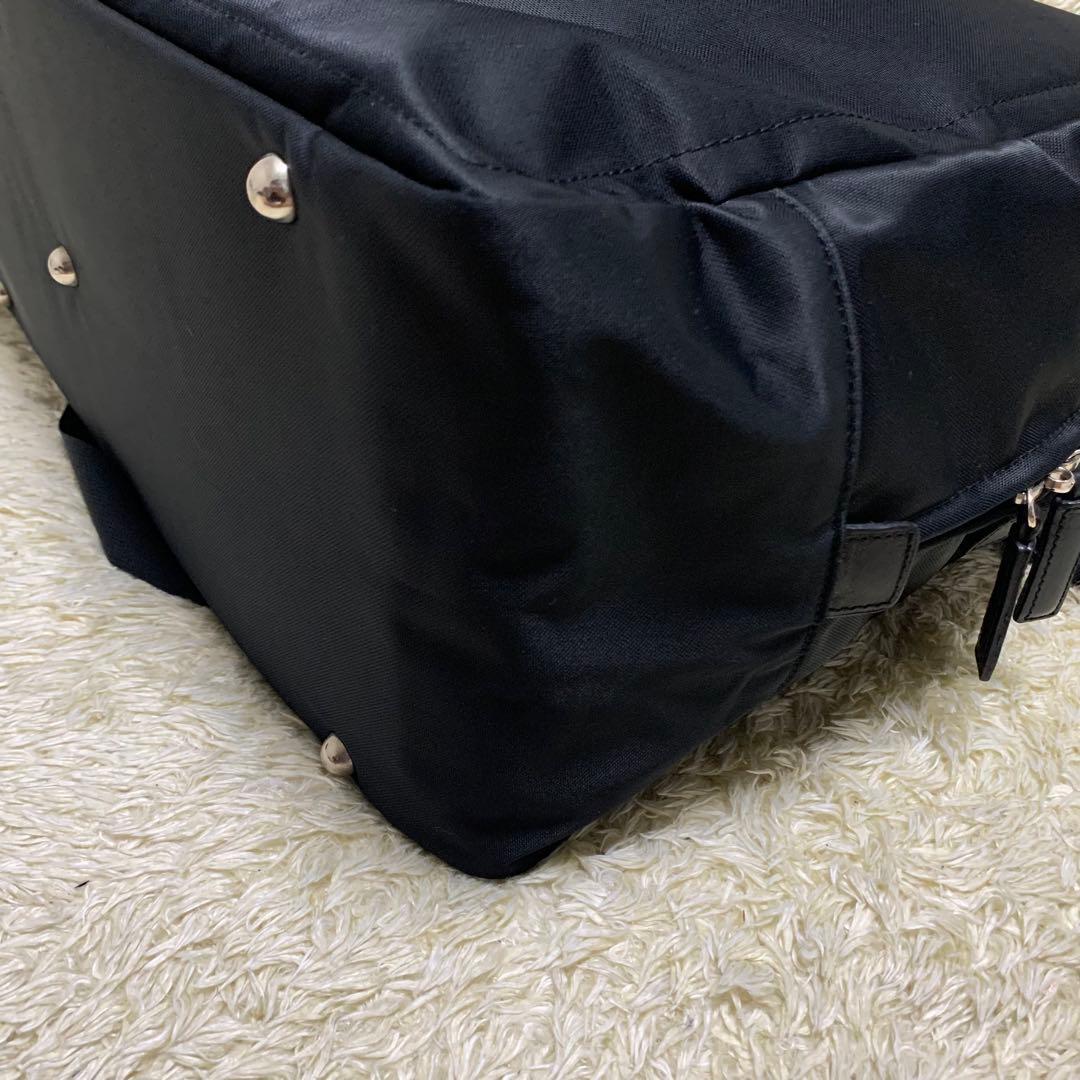 美品　アニエスベー　2way ボストンバッグ　ブラック