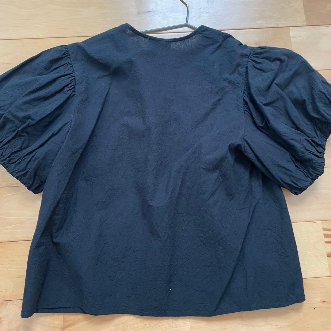 【完売品】gajess Ribbon Blouse 36 black