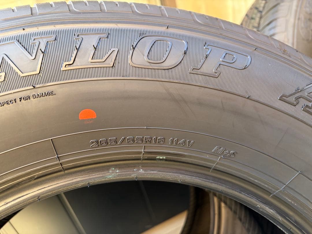 【新車外し】ランクル250 純正タイヤ265/65R18 ※送料込