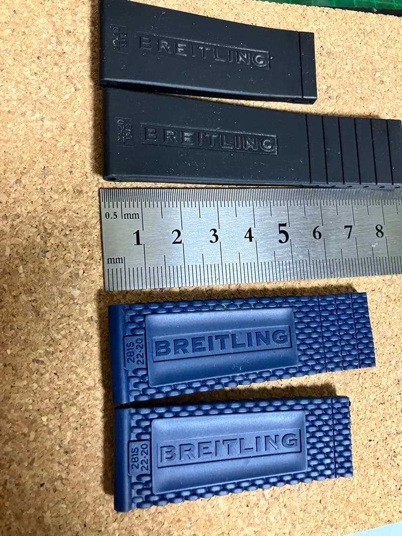 BREITLING 純正 ラバー用 Dバックル DLC チタン ブライトリング