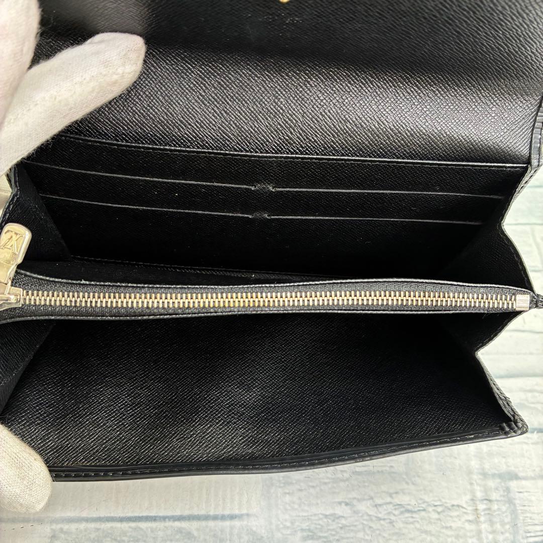 極美品　60 LOUIS VUITTONルイヴィトン　エピ 長財布　二つ折り財布