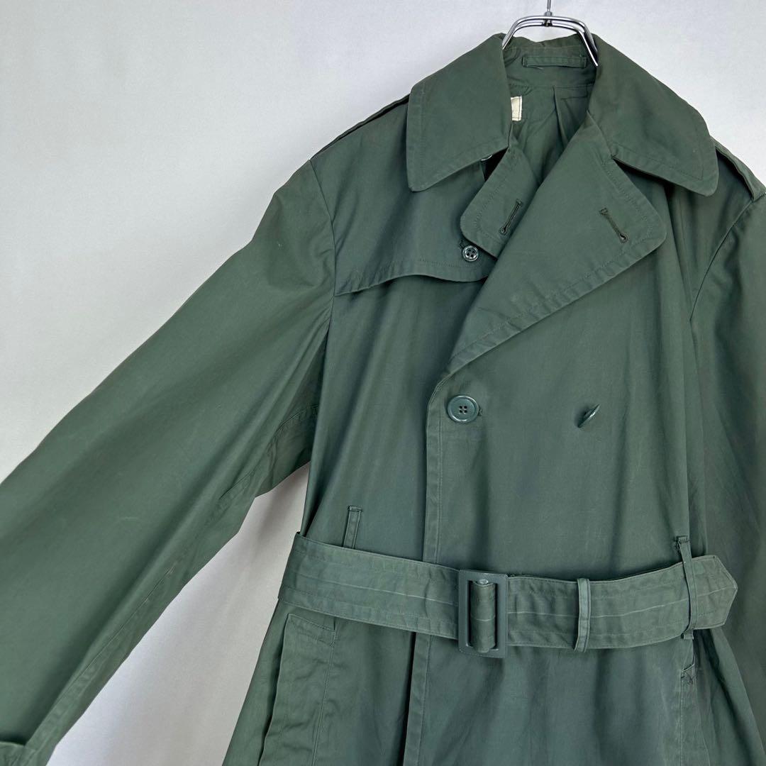 70s 米軍 アメリカ軍 レインコート ミリタリー トレンチコート S173