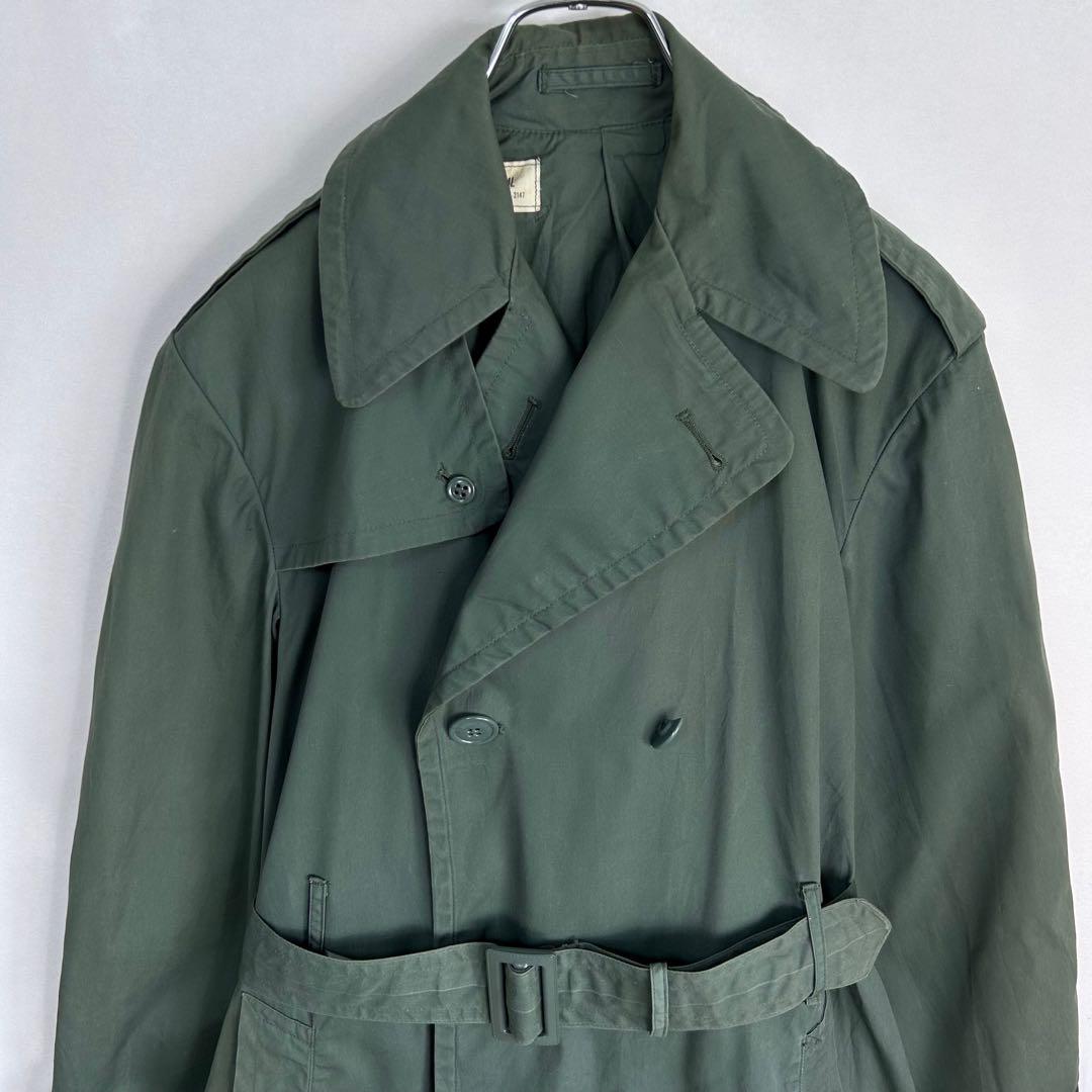 70s 米軍 アメリカ軍 レインコート ミリタリー トレンチコート S173