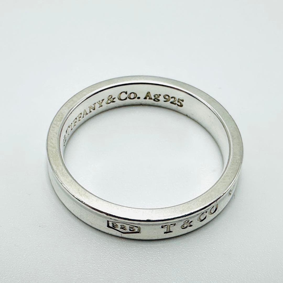 Tiffany ナロー　シルバーリング　1837 19.5号　Ag925