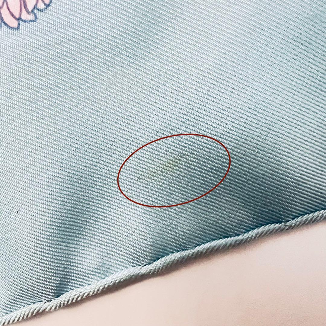 美品　エルメス　シルクスカーフ　カレ90 稾遊び　JEUX DE PAILLE