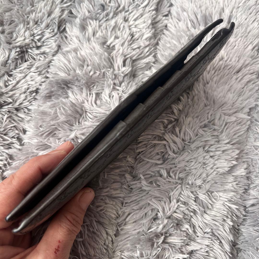 美品✨GUCCI マイクロシマ　軽量　長財布　ダークブラウン　メンズ
