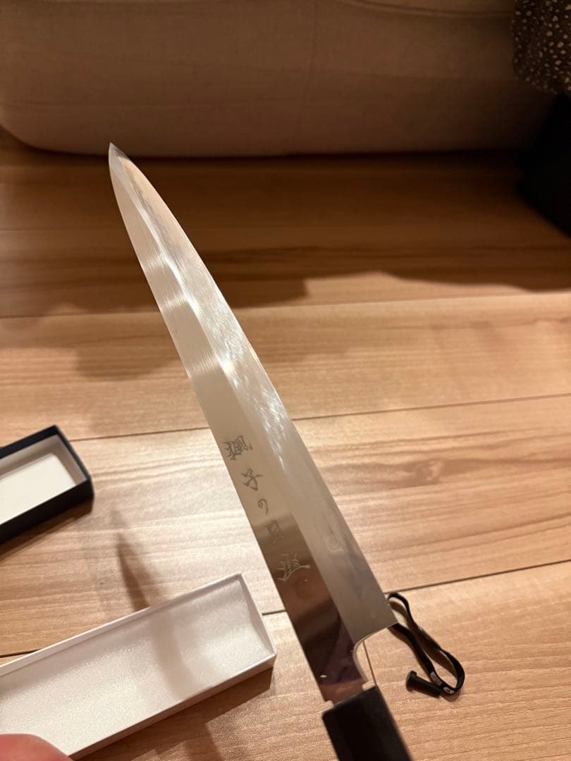 子の日　楓　柳刃包丁 300mm 黒檀柄