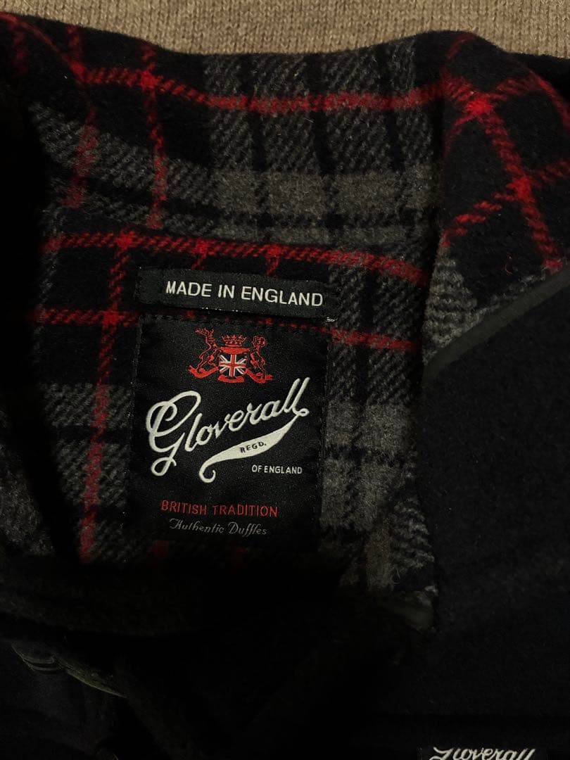 12years グローバーオール ダッフルコート イギリス製 濃紺 ネイビー