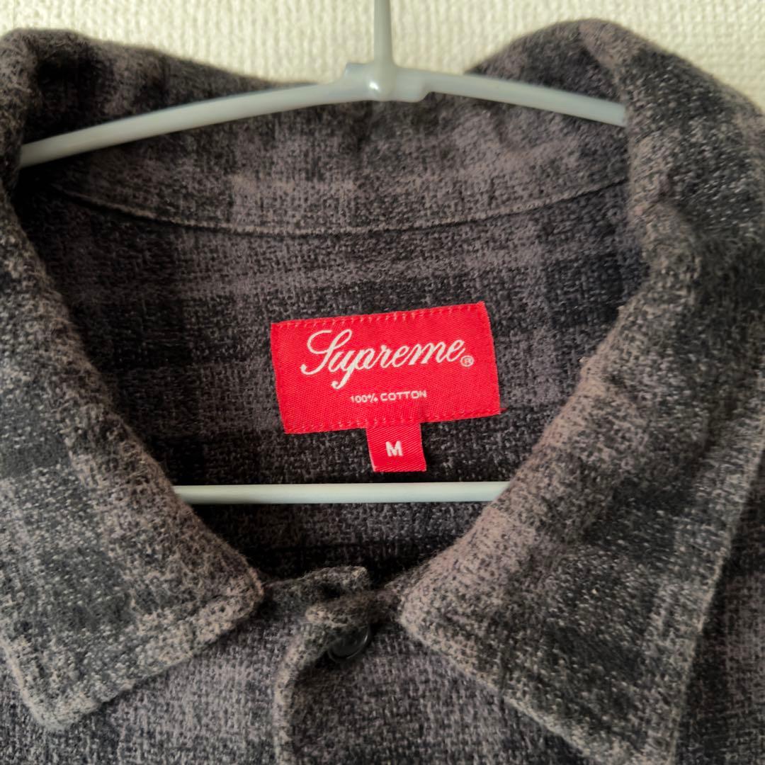 トップス Supreme Plaid Flannel Shirt Black 21SS