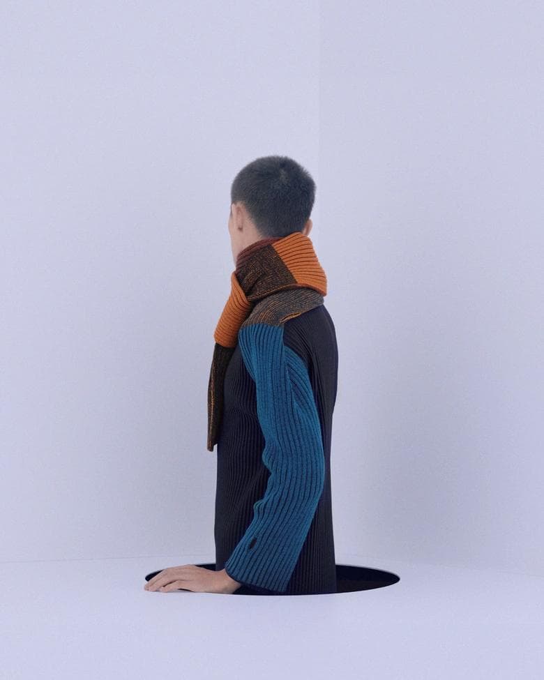小物 RB_DRAWING SCARF
