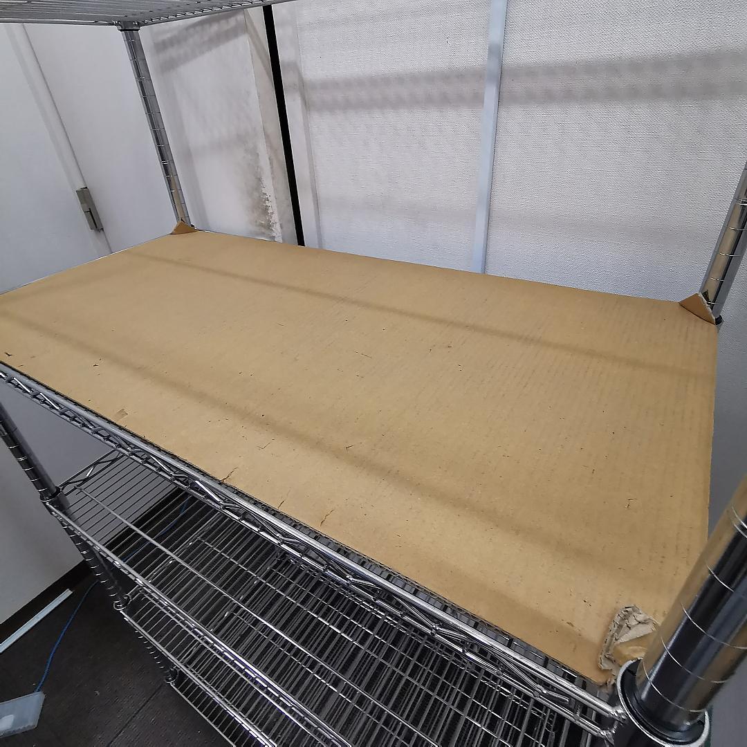 鯖缶：幅90cm　スチールラック 5段 シルバー