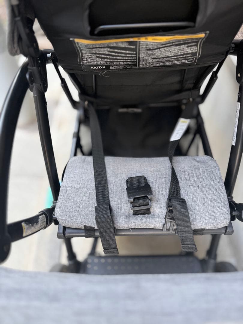 二人乗り　カトージ　ベビーカー 2-Seater 2シーター（グレー）
