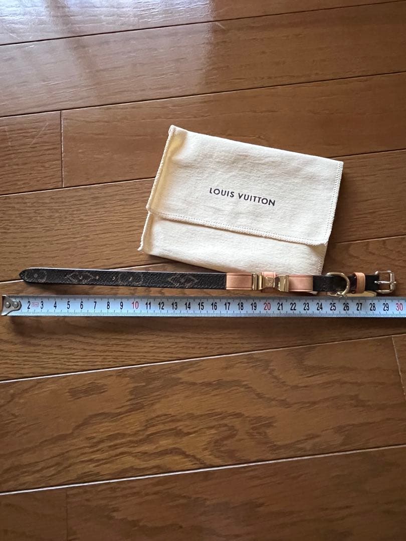 LOUIS VUITTON コリエ バクスター リボン 犬用首輪 モノグラム