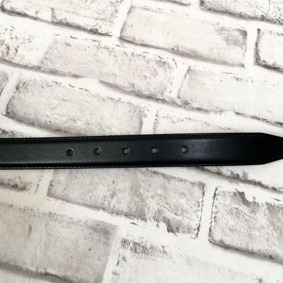 美品✨カルティエ　ベルト　Cアロンジェ　Cバックル　ゴールド金具　黒